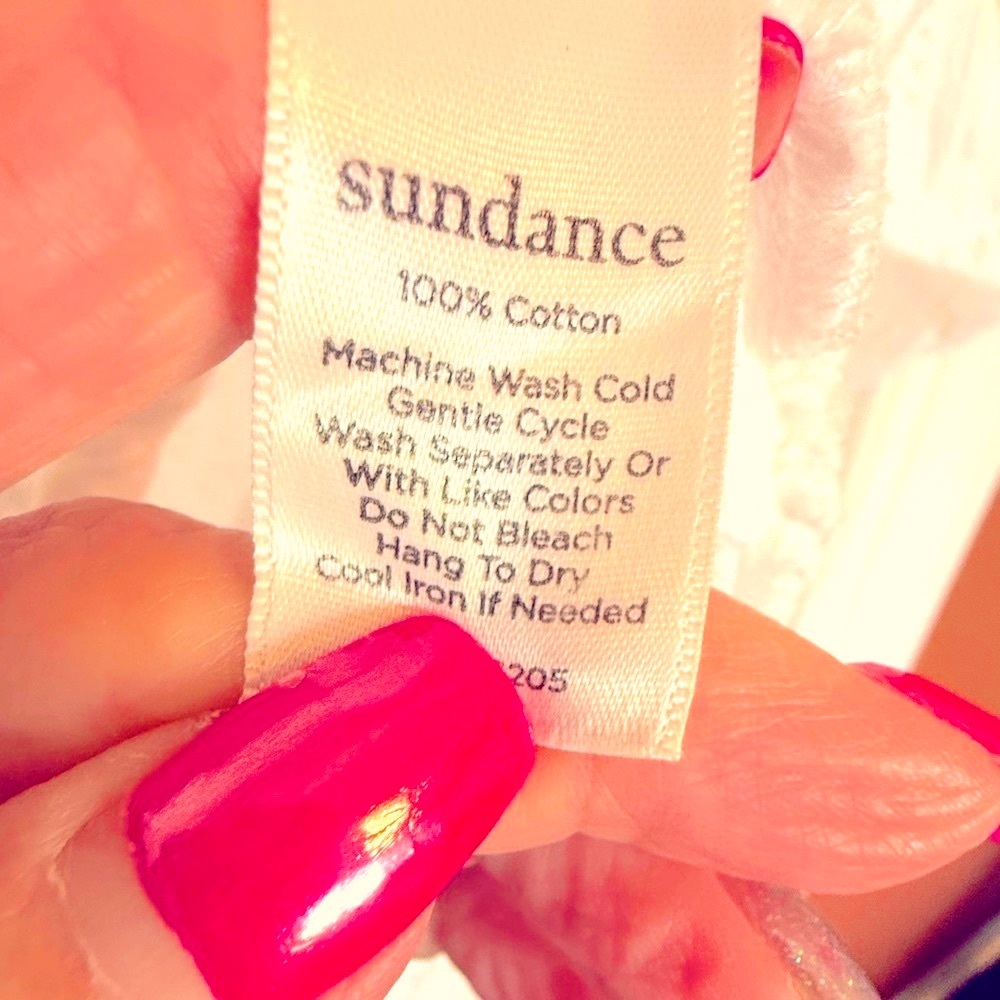 Sundance Stowe Patchwork White Pullover Quarter B… - image 7